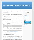  Komputerowe systemy operacyjne