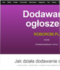 Dodawanie ogłoszeń 