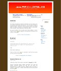 Java,PHP,C,XHTML,CSS