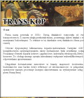 Trans-Kop - koparki, maszyny budowlane, rozbiórki, wykopy