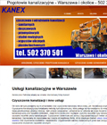 Kanex odmulanie szamb warszawa