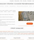 Budmater - stropy filigran, teriva, kanałowe, sprężone żerańskie