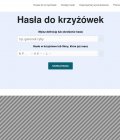 Haslowo.pl - pomożemy z krzyżówkami!